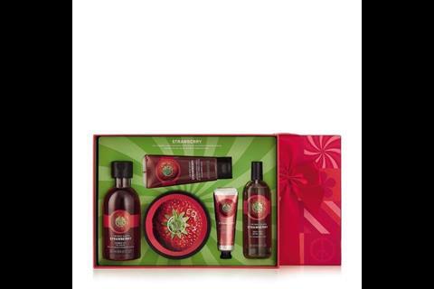 The Body Shop strawberry gift set